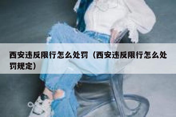 西安违反限行怎么处罚（西安违反限行怎么处罚规定） 第1张
