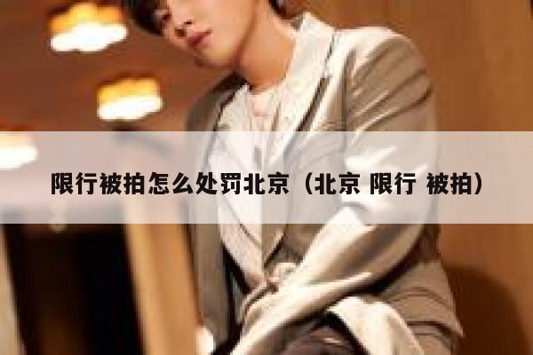 限行被拍怎么处罚北京（北京 限行 被拍） 第1张