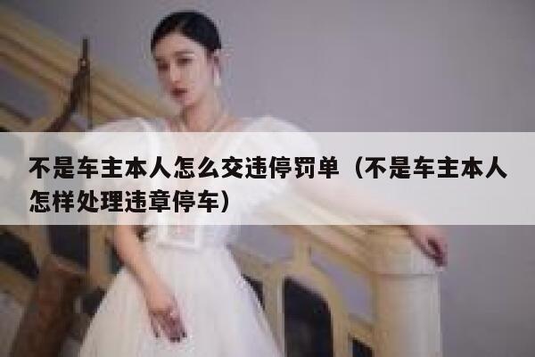 不是车主本人怎么交违停罚单（不是车主本人怎样处理违章停车） 第1张