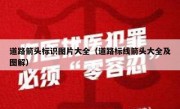 道路箭头标识图片大全（道路标线箭头大全及图解） 