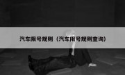 汽车限号规则（汽车限号规则查询） 