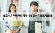 北京六月车辆限行尾号（北京六月份尾号限行）