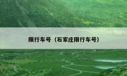 限行车号（石家庄限行车号） - 高通咨询