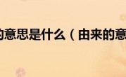 由来的意思是什么（由来的意思）