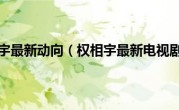 权相宇最新动向（权相宇最新电视剧）