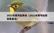 2021年限号轮换表（2021年限号轮换表秦皇岛） 