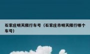 石家庄明天限行车号（石家庄市明天限行哪个车号） 