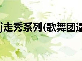 歌舞团dj走秀系列(歌舞团逼系列)