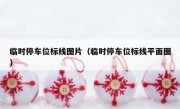 临时停车位标线图片（临时停车位标线平面图） 