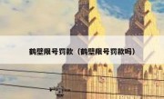 鹤壁限号罚款（鹤壁限号罚款吗） 