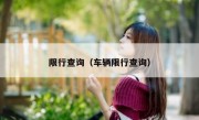 限行查询（车辆限行查询）