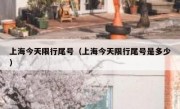 上海今天限行尾号（上海今天限行尾号是多少） 