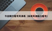 今日限行尾号天津表（本周天津限行尾号） 