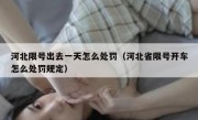 河北限号出去一天怎么处罚（河北省限号开车怎么处罚规定） 