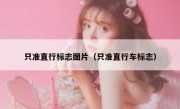 只准直行标志图片（只准直行车标志） 