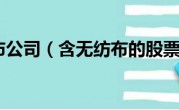 无纺布上市公司（含无纺布的股票有哪些）