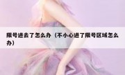 限号进去了怎么办（不小心进了限号区域怎么办） 
