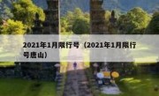 2021年1月限行号（2021年1月限行号唐山） 