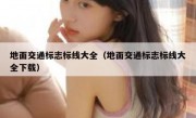 地面交通标志标线大全（地面交通标志标线大全下载） 