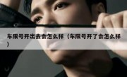 车限号开出去会怎么样（车限号开了会怎么样） 