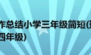 班主任工作总结小学三年级简短(班主任工作总结小学四年级)