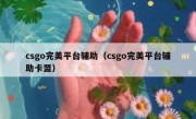 csgo完美平台辅助（csgo完美平台辅助卡盟） 