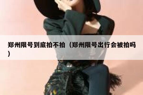 郑州限号到底拍不拍（郑州限号出行会被拍吗） 第1张