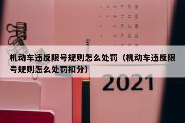 机动车违反限号规则怎么处罚（机动车违反限号规则怎么处罚扣分） 第1张