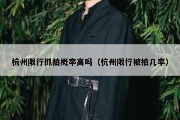 杭州限行抓拍概率高吗（杭州限行被拍几率） 第1张