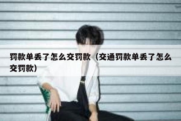 罚款单丢了怎么交罚款（交通罚款单丢了怎么交罚款） 第1张