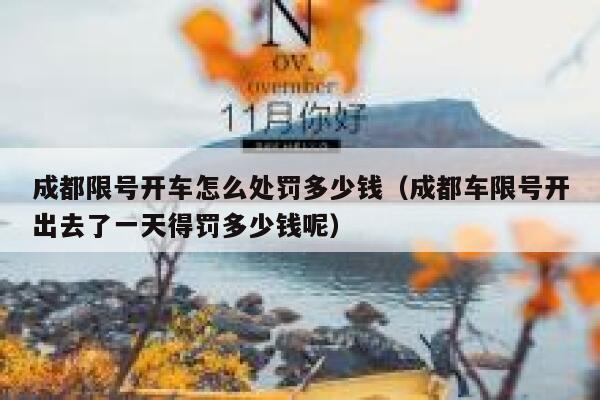 成都限号开车怎么处罚多少钱（成都车限号开出去了一天得罚多少钱呢） 第1张