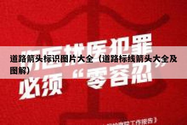 道路箭头标识图片大全（道路标线箭头大全及图解） 第1张