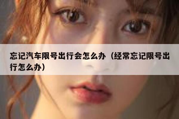 忘记汽车限号出行会怎么办（经常忘记限号出行怎么办） 第1张