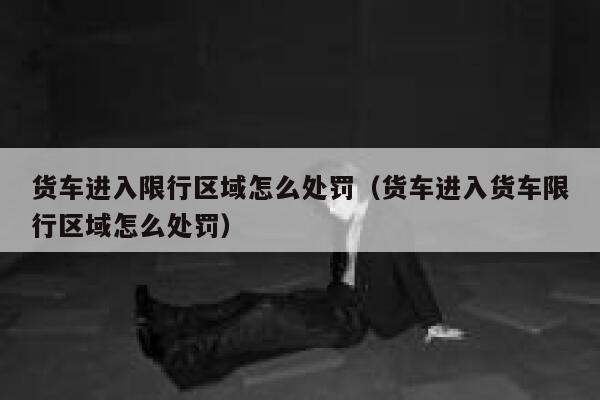 货车进入限行区域怎么处罚（货车进入货车限行区域怎么处罚） 第1张
