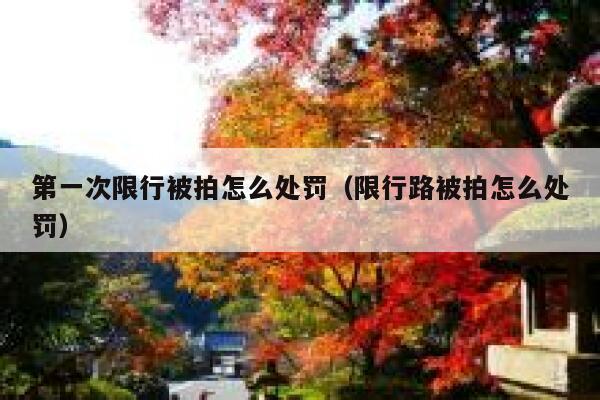 第一次限行被拍怎么处罚（限行路被拍怎么处罚） 第1张