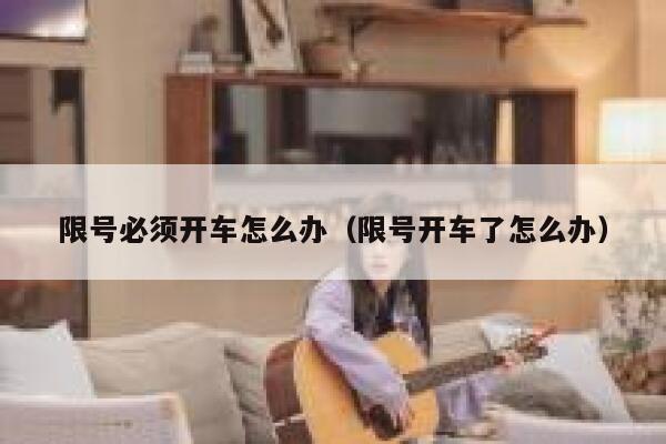 限号必须开车怎么办（限号开车了怎么办） 第1张