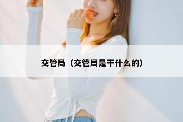 交管局（交管局是干什么的） 第1张