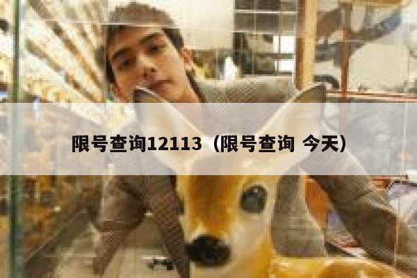 限号查询12113（限号查询 今天） 第1张