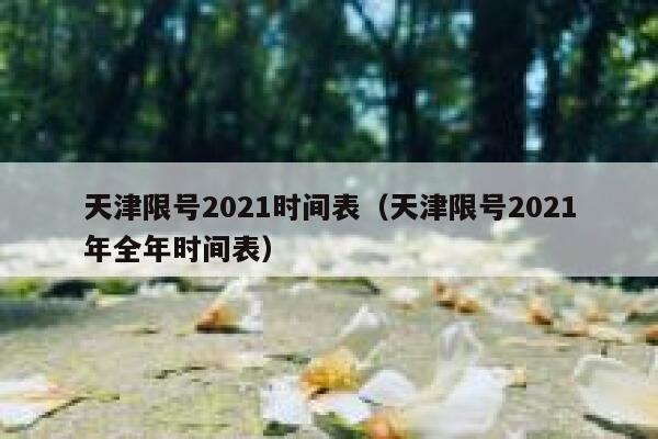 天津限号2021时间表（天津限号2021年全年时间表） 第1张