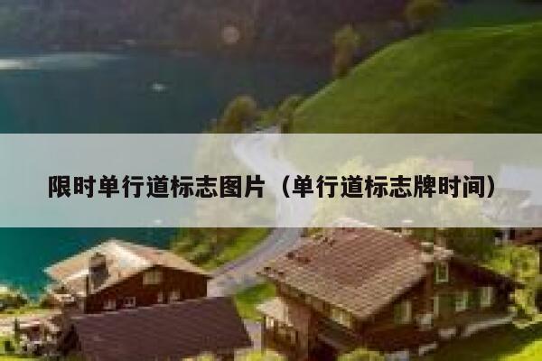 限时单行道标志图片（单行道标志牌时间） 第1张