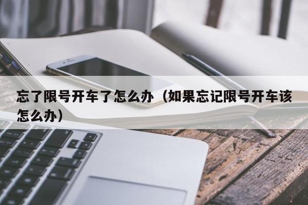 忘了限号开车了怎么办（如果忘记限号开车该怎么办） 第1张