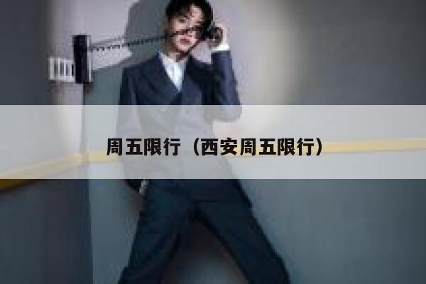 周五限行（西安周五限行） 第1张