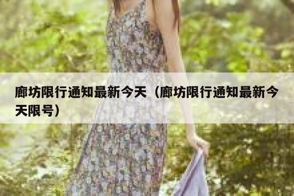 廊坊限行通知最新今天（廊坊限行通知最新今天限号） 第1张