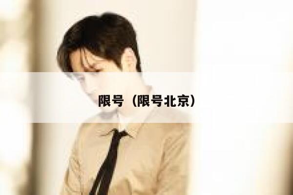 限号（限号北京） 第1张