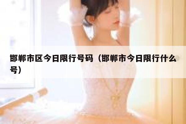 邯郸市区今日限行号码（邯郸市今日限行什么号） 第1张