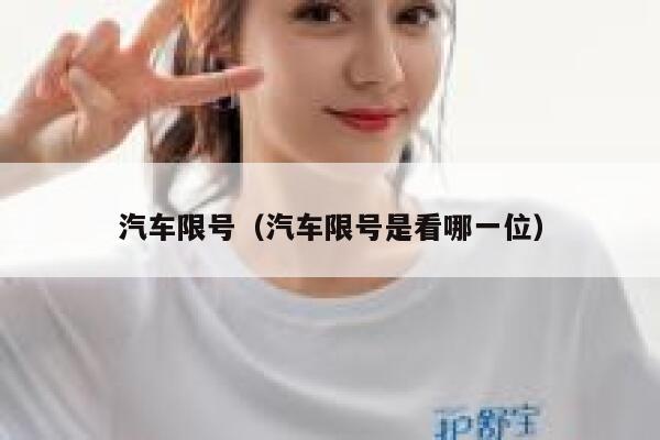 汽车限号（汽车限号是看哪一位） 第1张
