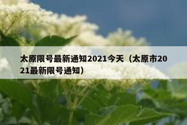 太原限号最新通知2021今天（太原市2021最新限号通知） 第1张