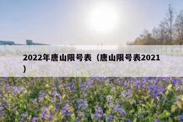 2022年唐山限号表（唐山限号表2021） 第1张