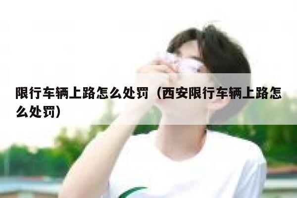 限行车辆上路怎么处罚（西安限行车辆上路怎么处罚） 第1张
