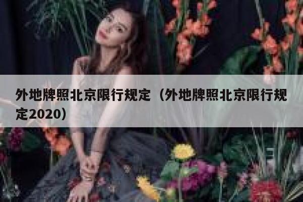 外地牌照北京限行规定（外地牌照北京限行规定2020） 第1张